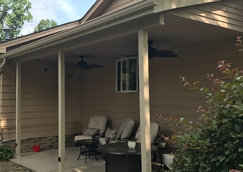 Front porch installation